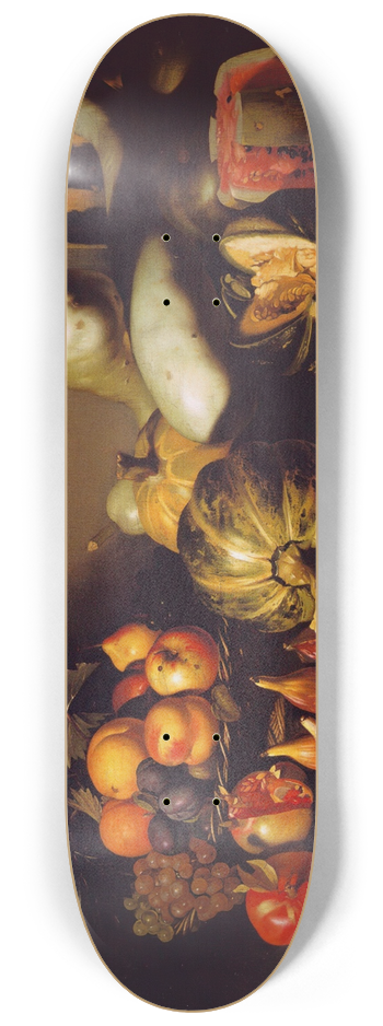 Caravaggio - Still Life with Fruit 8.25 inch art skate deck