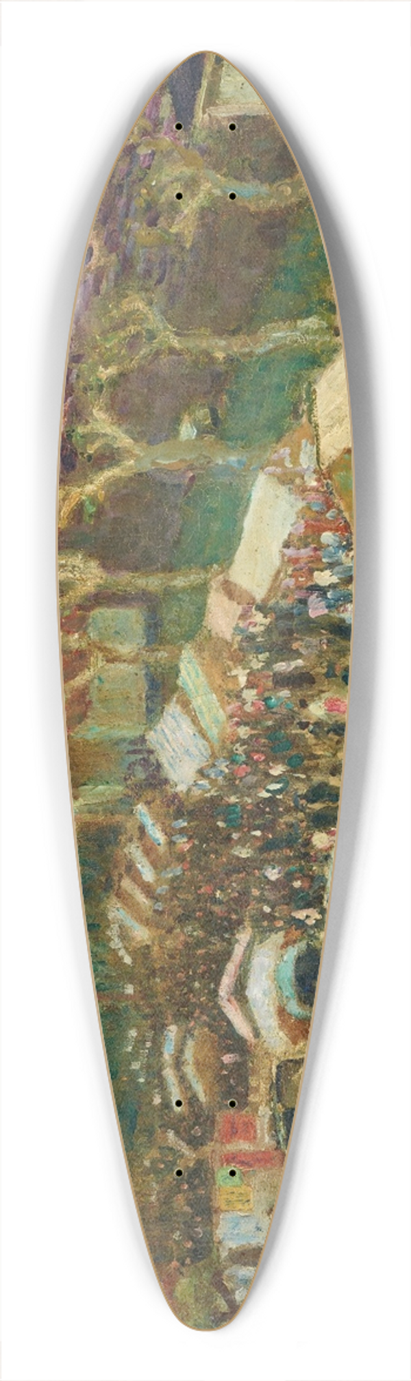 Daro de Regoyos - March En Navarre 39.3 inch art pintail longboard deck