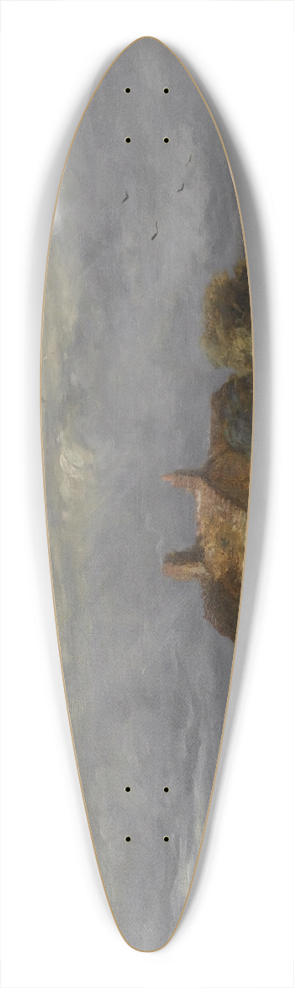 David Cox - The youngmariners 39.3 inch art pintail longboard deck