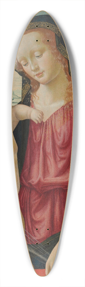 Davide Ghirlandaio - The Madonna and Child 39.3 inch art pintail longboard deck