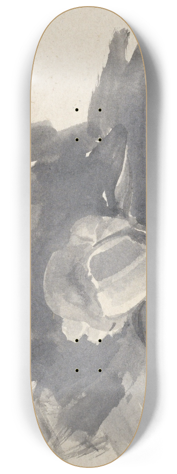 Carel Adolph Lion Cachet - Bloemstudie 8.25 inch art skate deck