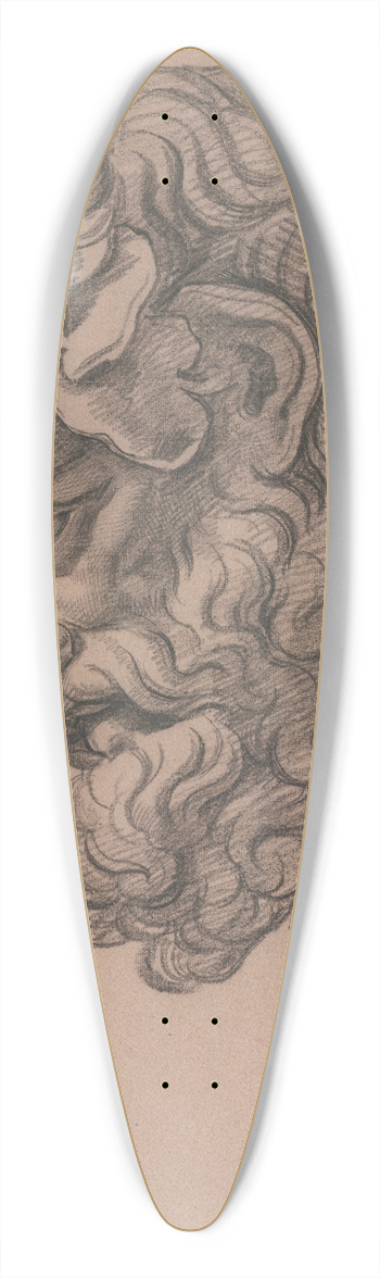 David Humbert de Superville - Kop van Silenus, en profil naar links gewend 39.3 inch art pintail longboard deck