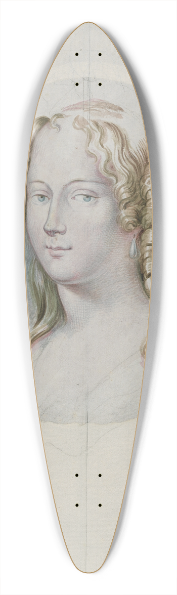 David Humbert de Superville - Vrouwenkop, driekwart nr. links, ter maskering 39.3 inch art pintail longboard deck