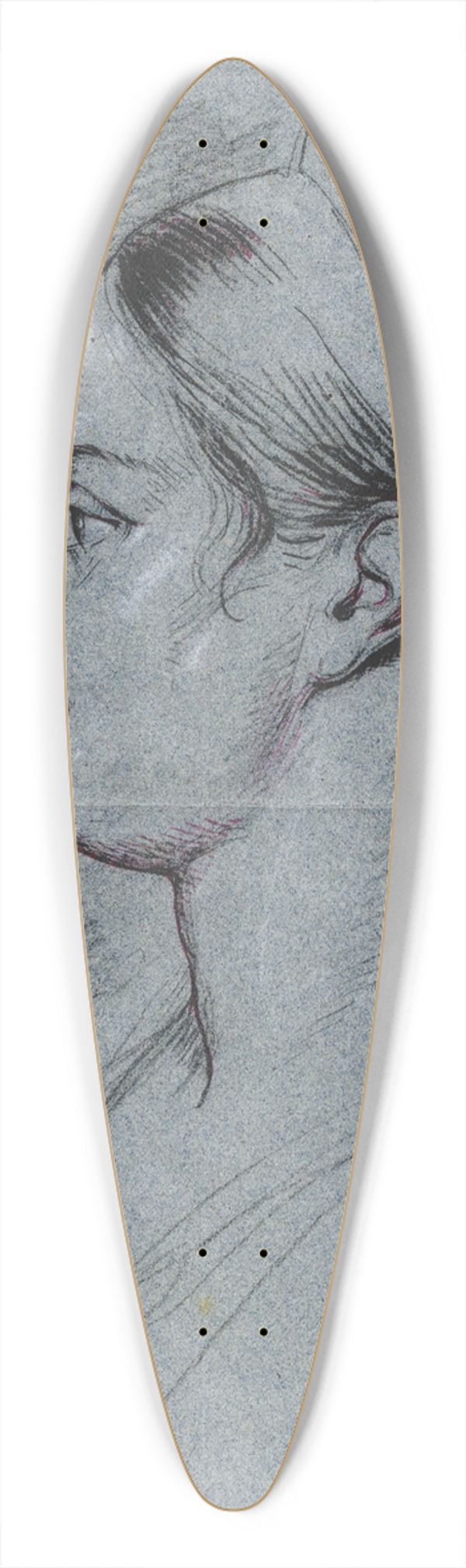 David Humbert de Superville - Zgn. Mietje Brinkman: borstbeeld en profil naar links 39.3 inch art pintail longboard deck