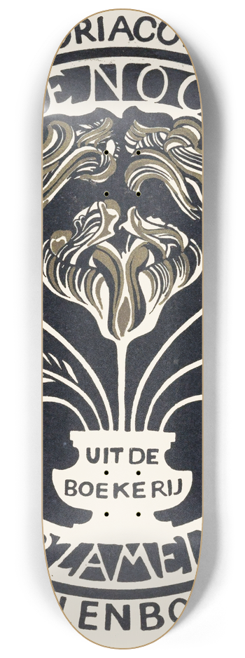 Carel Adolph Lion Cachet - Ex libris van de Johannes Henoch Neethling verzameling ondergebracht bij Victoria College in Stellenbosch 8.25 inch art skate deck