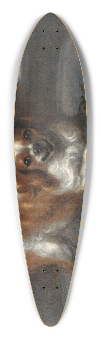 David Klcker Ehrenstrahl - Hunden Courtisane 39.3 inch art pintail longboard deck