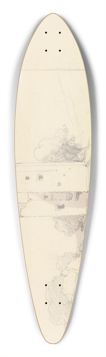 David Roberts - Hillslap 39.3 inch art pintail longboard deck