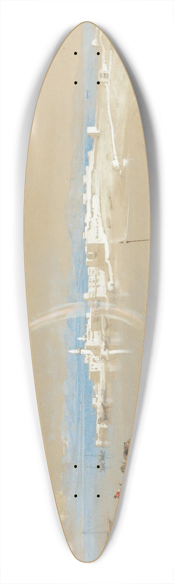 David Roberts - Suez 39.3 inch art pintail longboard deck