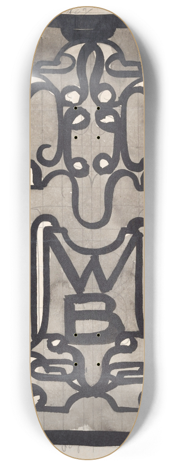 Carel Adolph Lion Cachet - Ontwerp van een vignet () voor de Wereldbibliotheek 8.25 inch art skate deck