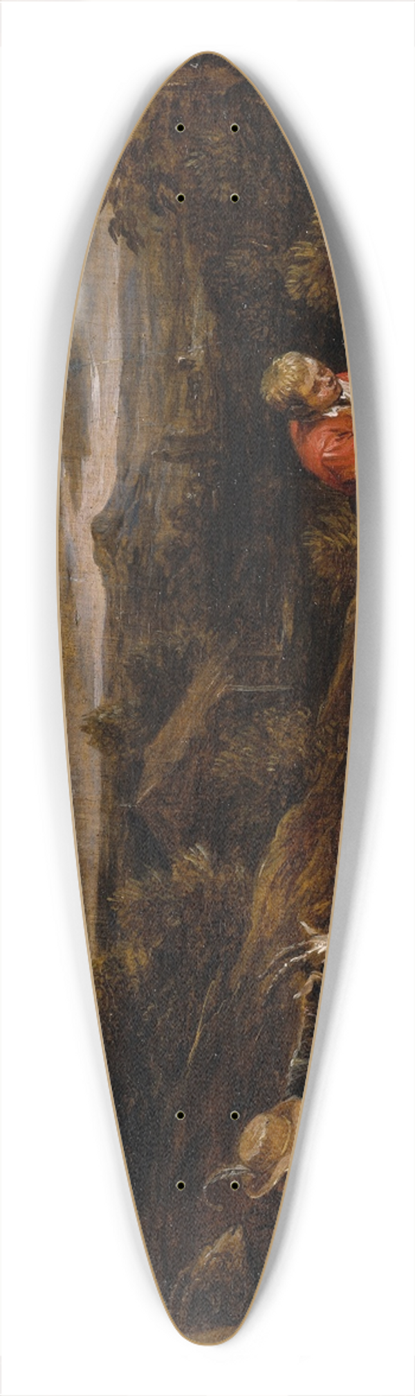 David Teniers The Younger - Shepherds and Sheep 39.3 inch art pintail longboard deck