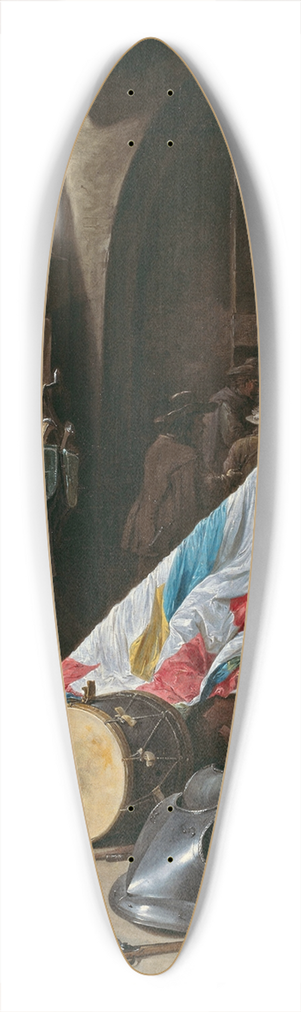 David Teniers The Younger - The Guardhouse 39.3 inch art pintail longboard deck