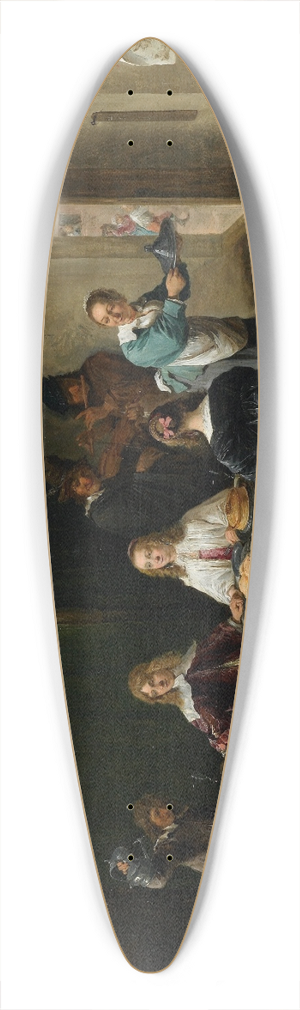 David Teniers The Younger - The Prodigal Son 39.3 inch art pintail longboard deck