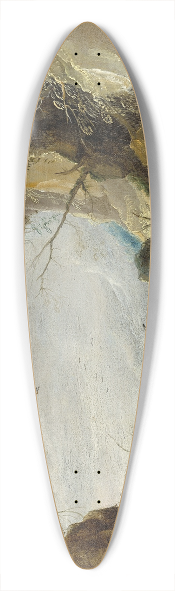 David Teniers The Younger - Vista from a Grotto 39.3 inch art pintail longboard deck