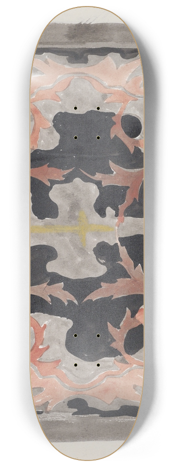 Carel Adolph Lion Cachet - Ontwerp voor een kleed () 8.25 inch art skate deck