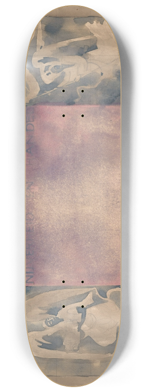 Carel Adolph Lion Cachet - Ontwerp voor een oorkonde van de Nederlandsche Maatschappij voor Nijverheid en Handel 8.25 inch art skate deck