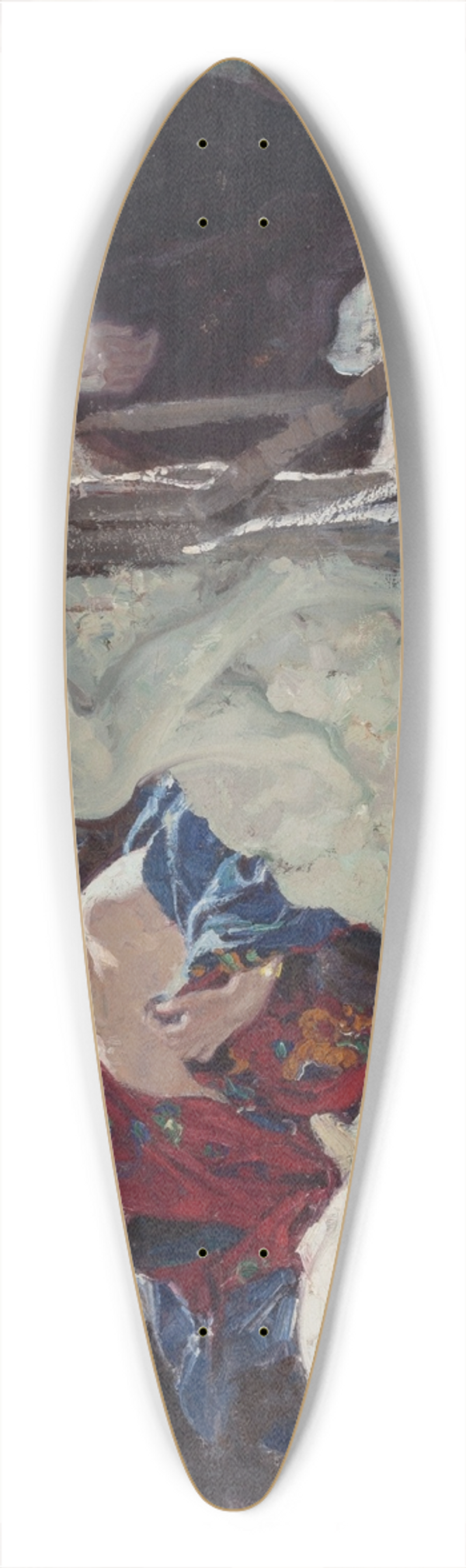 Dean Cornwell - The Artist and His Model 39.3 inch art pintail longboard deck