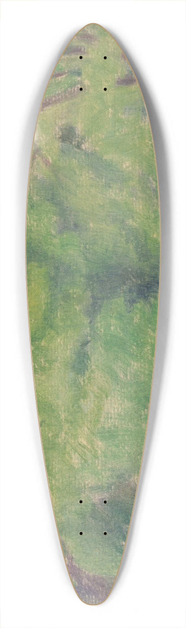 Dezider Czlder - Forest I. 39.3 inch art pintail longboard deck