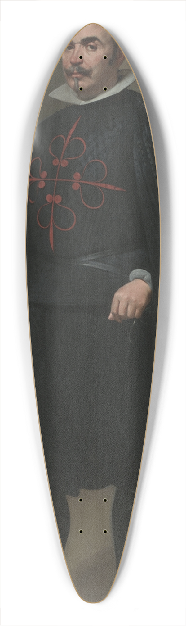 Diego Velzquez - Portrait of Don Pedro de Barberana 39.3 inch art pintail longboard deck