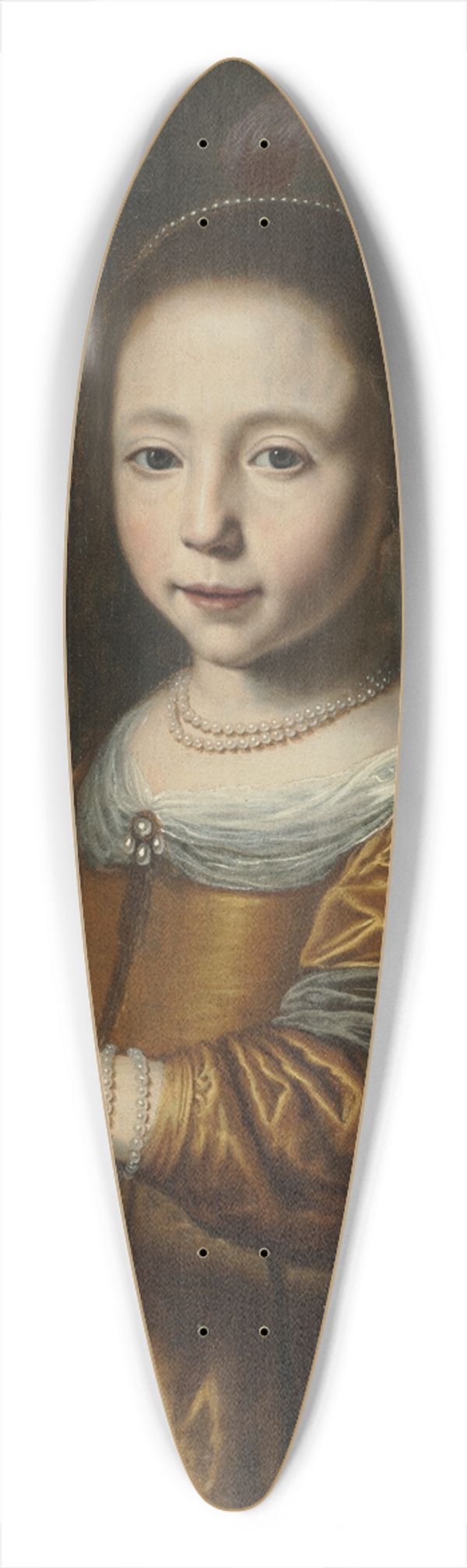 Dirck Dircksz. van Santvoort - Portrait of Elizabeth Spiegel 39.3 inch art pintail longboard deck