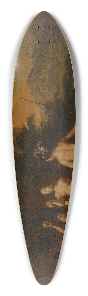 Dirck van der Lisse - The Judgment of Paris 39.3 inch art pintail longboard deck