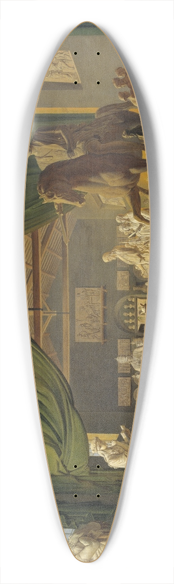 Ditlev Martens - Pope Leo XII Visiting Thorvaldsens Studios In The Piazza Barberini, 18 October 1896 39.3 inch art pintail longboard deck