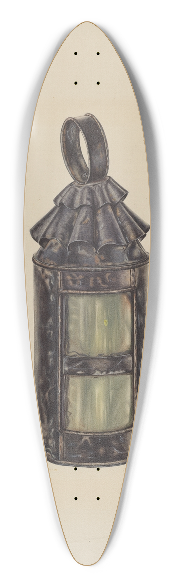 Dolores Haupt - Horn Lantern 39.3 inch art pintail longboard deck