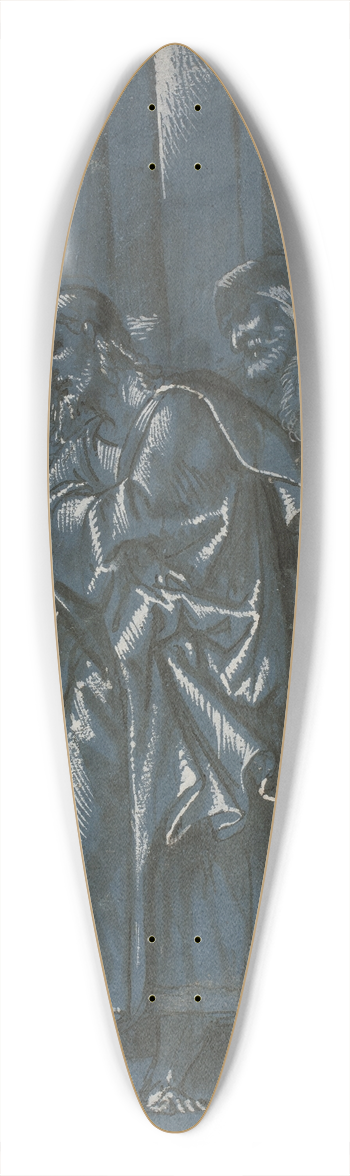 Domenico Campagnola - Skattens mnt 39.3 inch art pintail longboard deck