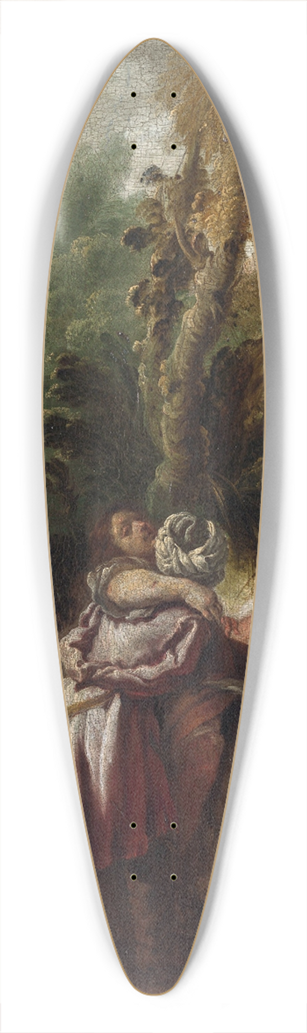 Domenico Fetti - The Good Samaritan 39.3 inch art pintail longboard deck