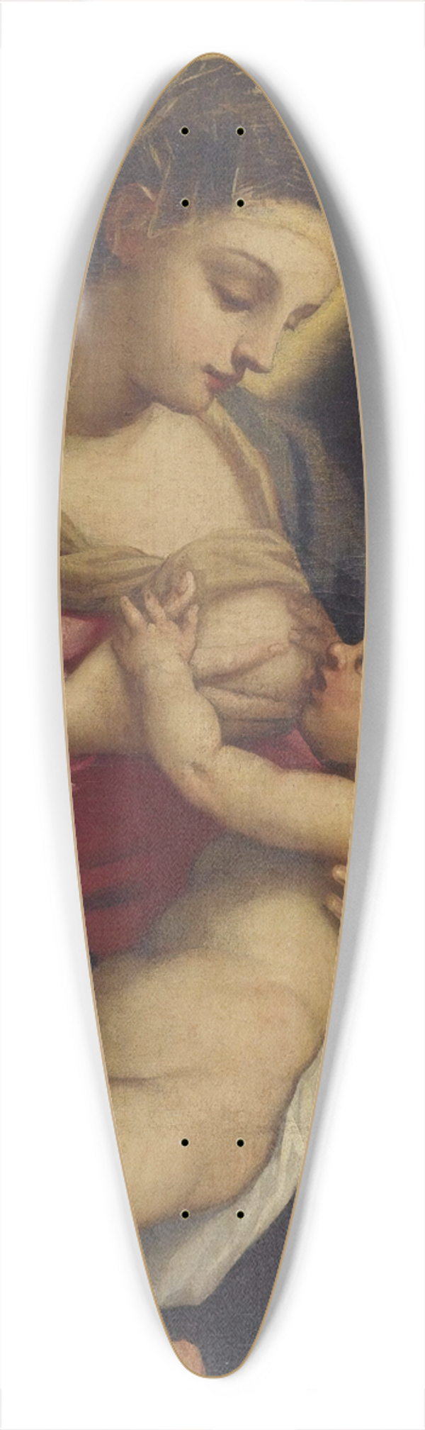 Domenico Tintoretto - Holy Family 39.3 inch art pintail longboard deck