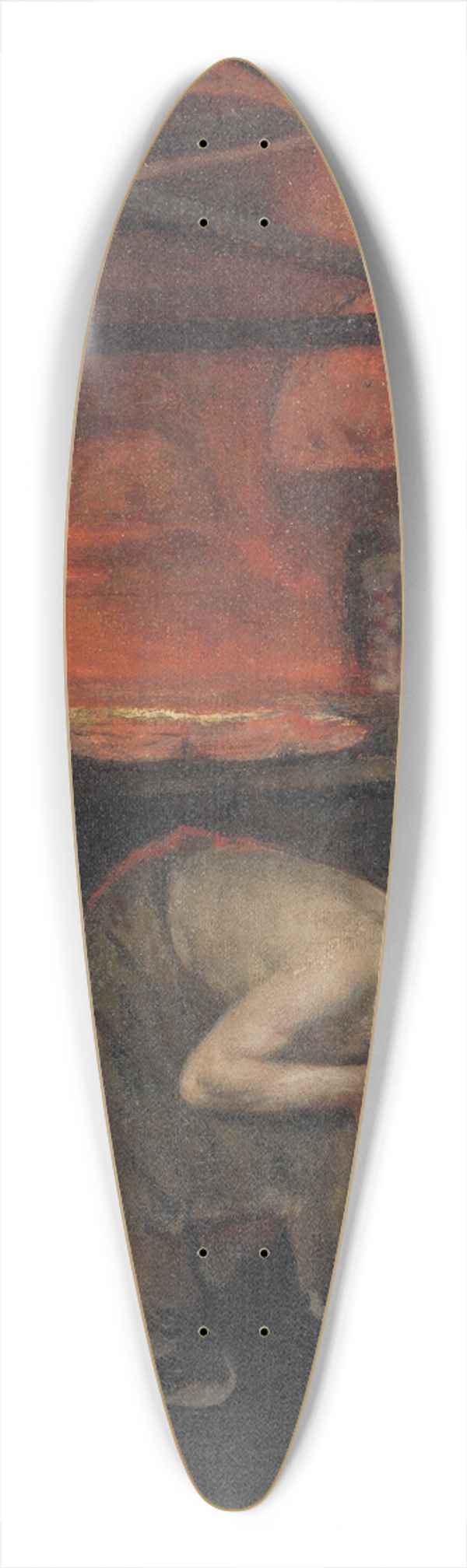 Dominik Skuteck - After Work 39.3 inch art pintail longboard deck