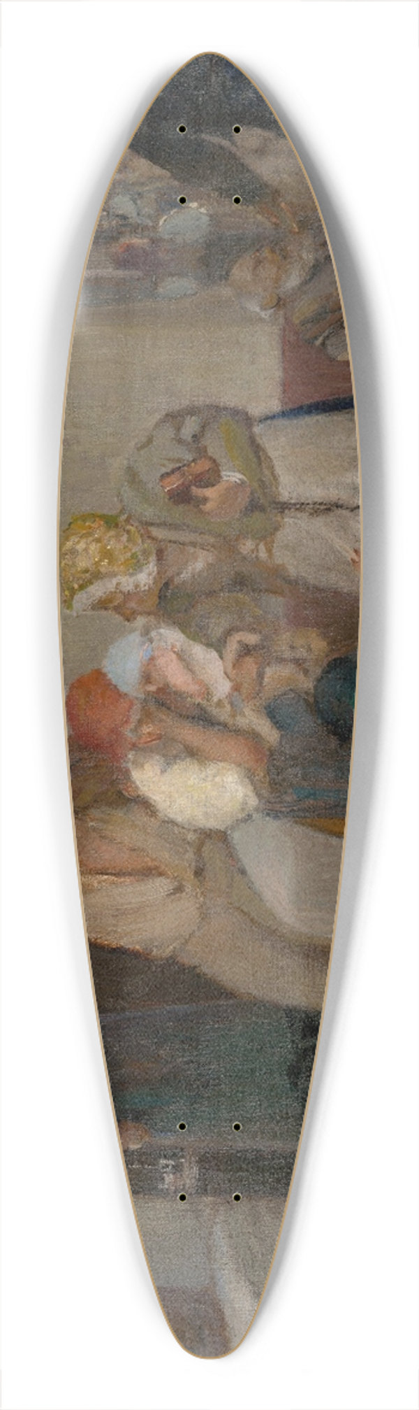 Dominik Skuteck - In front of a Tavern 39.3 inch art pintail longboard deck