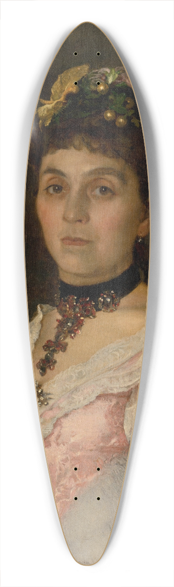 Dominik Skuteck - Portrait of Countess Mria Nyra Radvnska 39.3 inch art pintail longboard deck