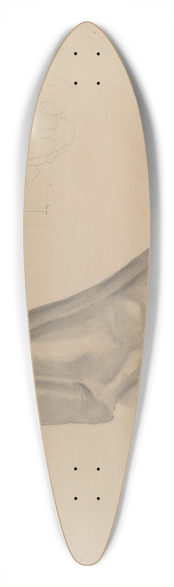 Donald Streeter - Frog Door Stop 39.3 inch art pintail longboard deck