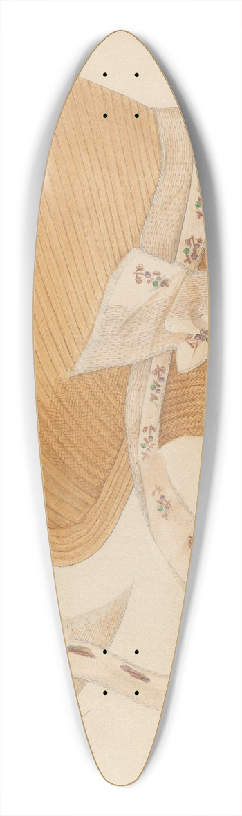 Dorothy Gernon - Bonnet 39.3 inch art pintail longboard deck