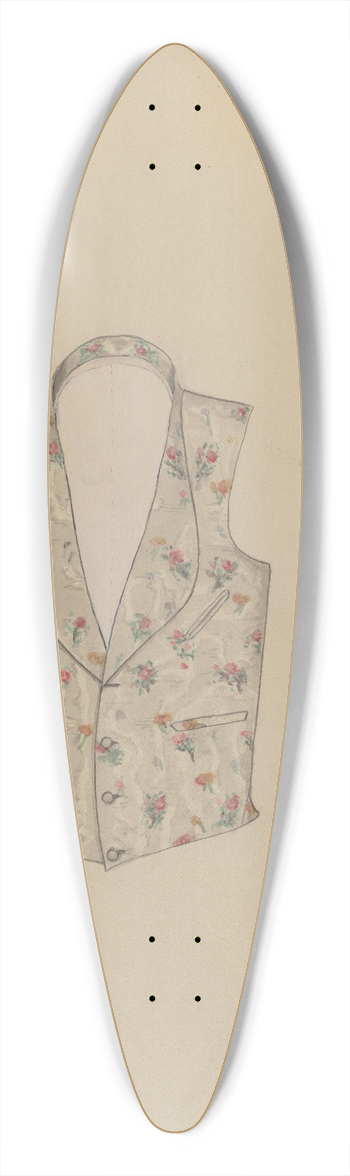 Dorothy Gernon - Waistcoat 39.3 inch art pintail longboard deck