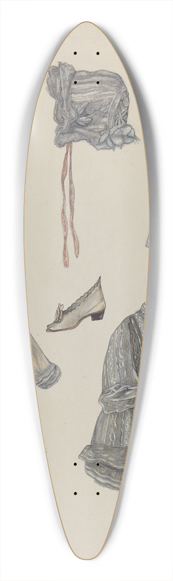 Dorothy Harris - Doll Wardrobe 39.3 inch art pintail longboard deck