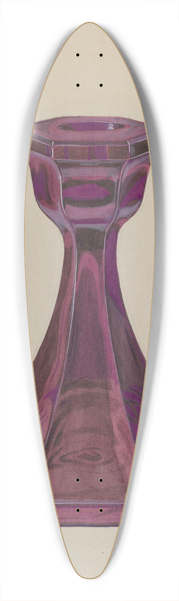 Dorothy Posten - Candlestick 39.3 inch art pintail longboard deck