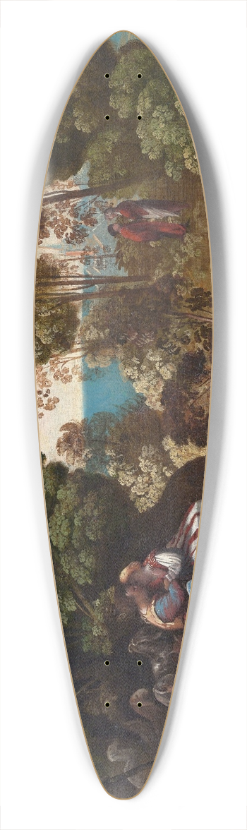 Dosso Dossi - The Three Ages of Humans 39.3 inch art pintail longboard deck