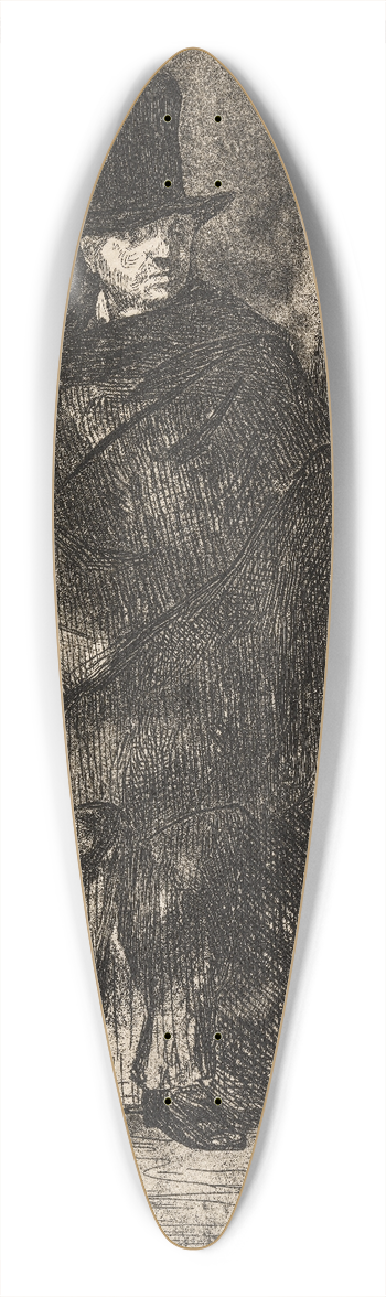 douard Manet - Le buveur dabsinthe 39.3 inch art pintail longboard deck