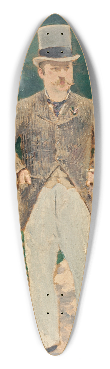 douard Manet - Portrait De Monsieur Brun 39.3 inch art pintail longboard deck