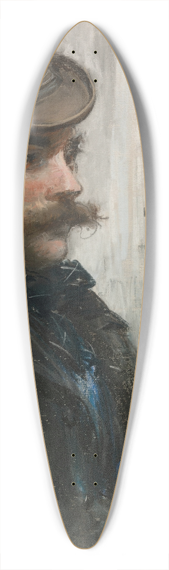 douard Manet - Portrait of Alphonse Maureau 39.3 inch art pintail longboard deck