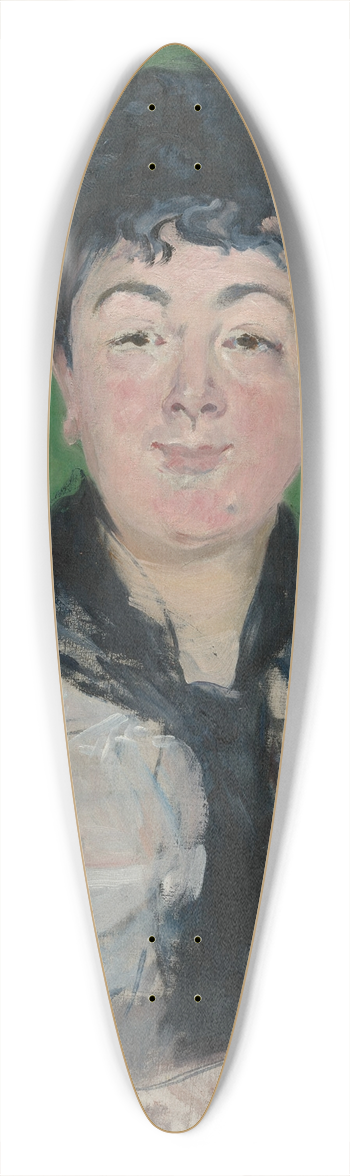 douard Manet - Portrait of a Woman with a Black Fichu 39.3 inch art pintail longboard deck