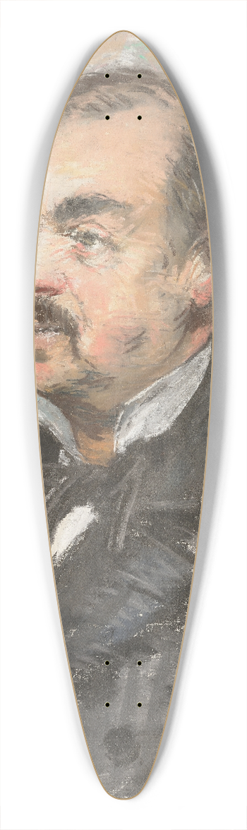 douard Manet - Portrait of Julien de la Rochenoire 39.3 inch art pintail longboard deck