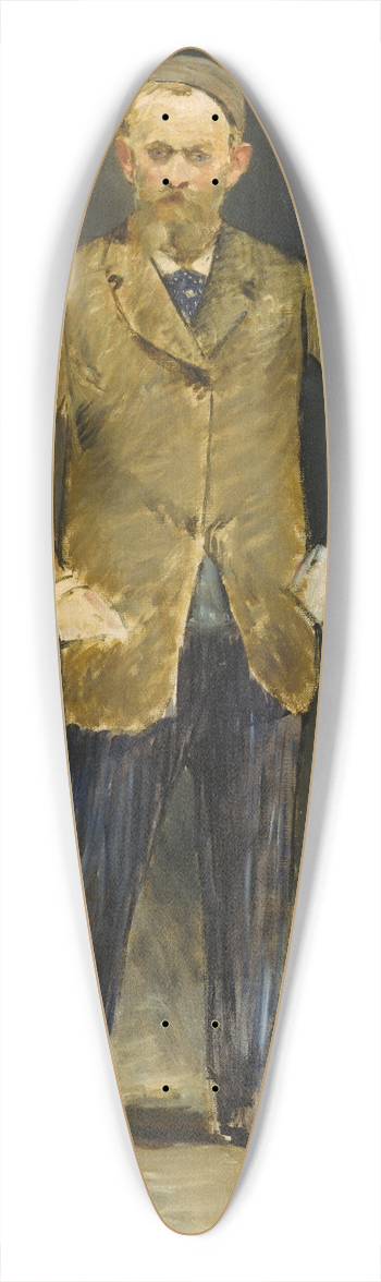 douard Manet - Self-Portrait 39.3 inch art pintail longboard deck