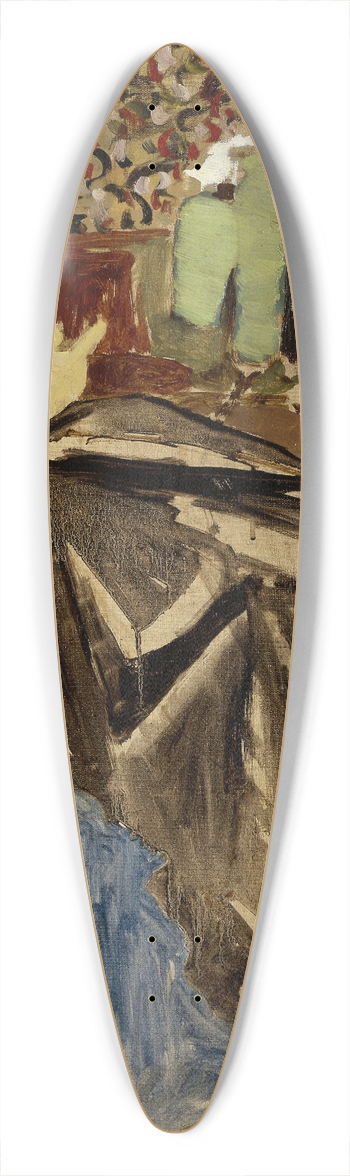 douard Vuillard - A Seamstress 39.3 inch art pintail longboard deck