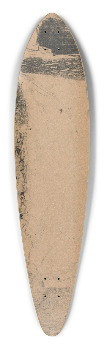 douard Vuillard - Folding the Linen 39.3 inch art pintail longboard deck