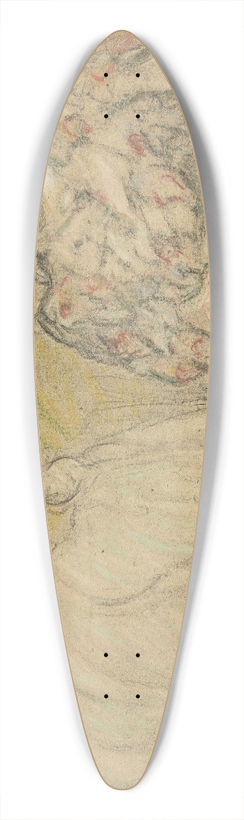 douard Vuillard - Madame Vuillard conversant avec une jeune fille 39.3 inch art pintail longboard deck