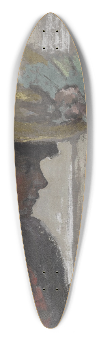 douard Vuillard - Modle au grand chapeau 39.3 inch art pintail longboard deck