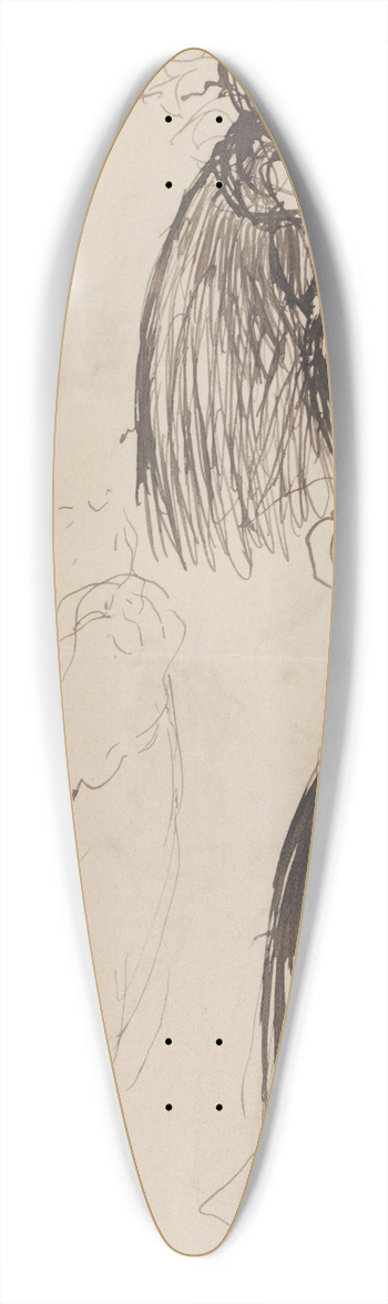 douard Vuillard - The Singer 39.3 inch art pintail longboard deck