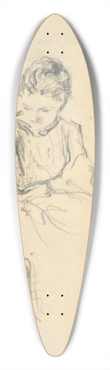 douard Vuillard - YoungWoman 39.3 inch art pintail longboard deck